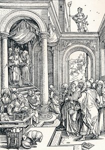 The Presentation of the Virgin in the Temple by Albrecht Dürer