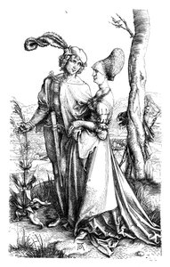 The Promenade by Albrecht Dürer