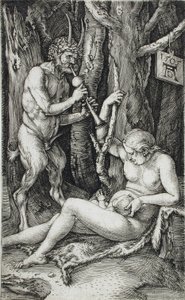 The Satyr Family by Albrecht Dürer