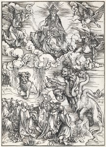 The Seven-Headed Beast and the Beast with Lambs Horns, from The Apocalypse of St. John by Albrecht Dürer