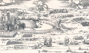 The Siege of a Fortress I, 1527 1906 by Albrecht Dürer