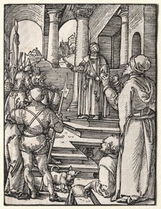 The Small Passion: Christ Before Pilate by Albrecht Dürer