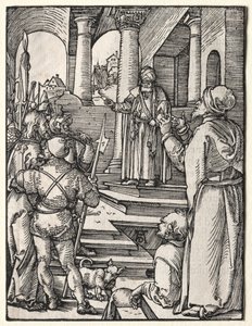 The Small Passion: Christ Before Pilate by Albrecht Dürer