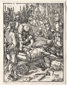 The Small Passion: Christ Being Nailed to the Cross