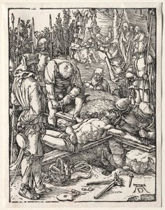 The Small Passion: Christ Being Nailed to the Cross