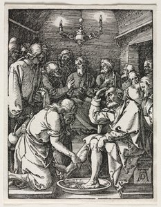 The Small Passion: Christ Washing St. Peter