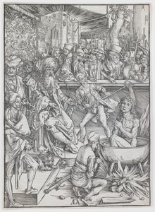 The Torture of Saint John the Evangelist, from the series “The Apocalypse” by Albrecht Dürer