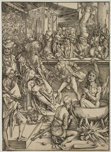 The Torture of St. John the Evangelist by Albrecht Dürer