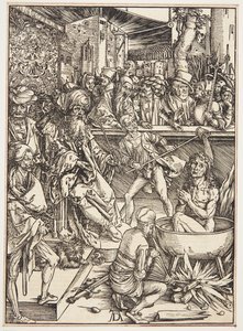 The Torture of St. John the Evangelist by Albrecht Dürer