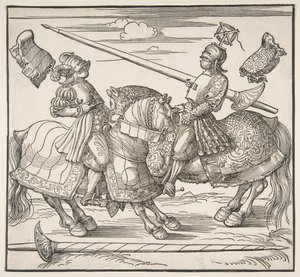 The Tournament on Horseback, ca. 1517-18 by Albrecht Dürer