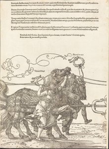 The Triumphal Chariot of Maximilian I (The Great Triumphal Car) [plate 5 of 8] by Albrecht Dürer