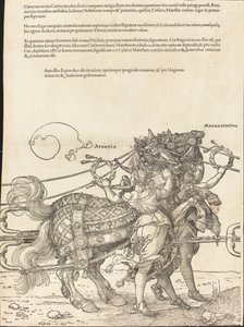 The Triumphal Chariot of Maximilian I (The Great Triumphal Car) [plate 7 of 8] by Albrecht Dürer