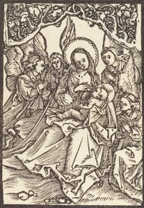 The Virgin Nursing the Christ Child with Four Angels, c. 1500