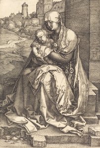 The Virgin and Child Seated by the Wall