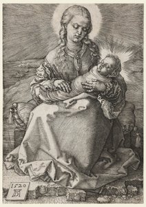The Virgin and Child in Swaddling Clothes by Albrecht Dürer