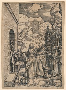 The Visitation, from "The Life of the Virgin" by Albrecht Dürer