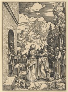 The Visitation, from The Life of the Virgin by Albrecht Dürer
