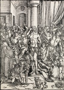 The Flagellation, c. 1496-97 by Albrecht Dürer
