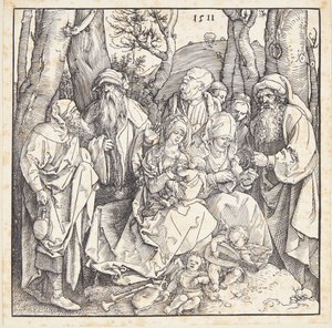 The Holy Kinship with Angels by Albrecht Dürer