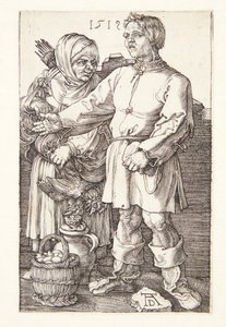 The Peasant and His Wife at Market by Albrecht Dürer