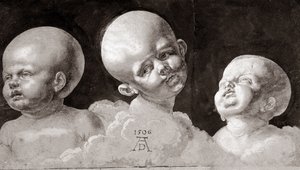 Three Heads of Children by Albrecht Dürer