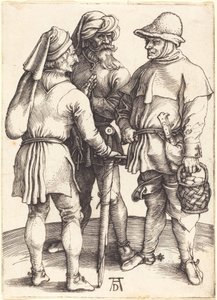Three Peasants in Conversation
