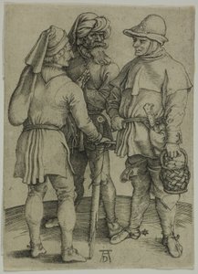 Three Peasants in Conversation
