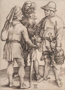 Three Peasants in Conversation, 1497-1498