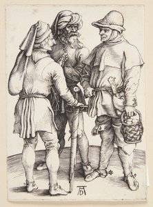 Three Peasants in Conversation