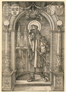 Coat of Arms of Johannes Stabius with Laurel Wreath by Albrecht Dürer