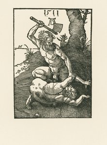 Cain Kills Abel by Albrecht Dürer or Duerer
