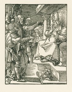Christ Before Caiaphas by Albrecht Dürer or Duerer