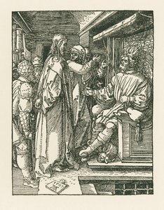 Christ before Herod by Albrecht Dürer or Duerer