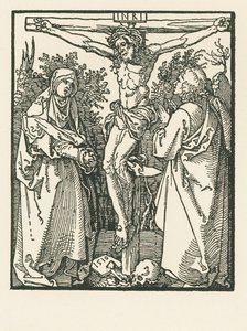 Christ on the Cross with Virgin Mary and Saint John by Albrecht Dürer or Duerer
