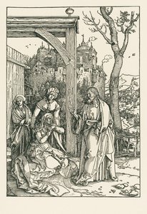 Christ taking leave of his Mother, c.1504 by Albrecht Dürer or Duerer