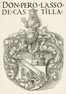 Coat of Arms of Don Pedro Lasso de Castilla by Albrecht Dürer or Duerer