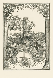 Coat of Arms of Jacob de Bannissis by Albrecht Dürer or Duerer