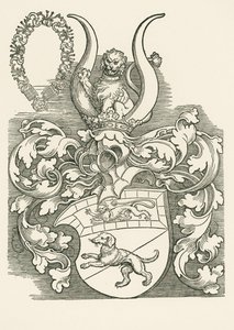 Coat of Arms of Lorenz Staiber by Albrecht Dürer or Duerer