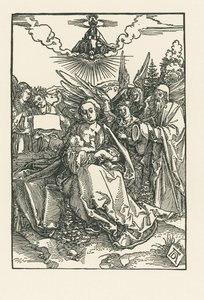 Holy Family with five Angels, c.1503-04 by Albrecht Dürer or Duerer