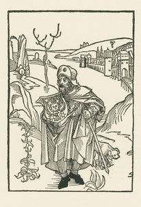 Jean Charlier de Gerson as Pilgrim by Albrecht Dürer or Duerer