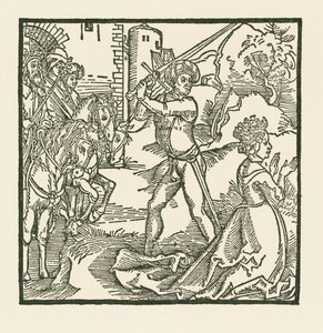King Jehu Causes His Wife Jezebel to be Beheaded by Albrecht Dürer or Duerer