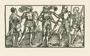 Knights and Soldiers by Albrecht Dürer or Duerer