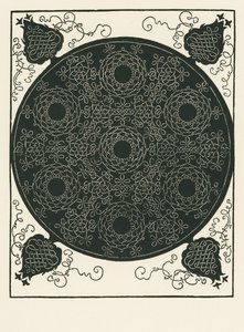 Knot with Small Black Circle in the Centre Repeated Six Times by Albrecht Dürer or Duerer