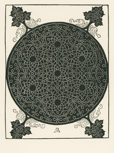 Knot with Small Black Circle in the Centre Repeated Six Times by Albrecht Dürer or Duerer