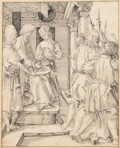 Pilate washing his hands by Albrecht Dürer
