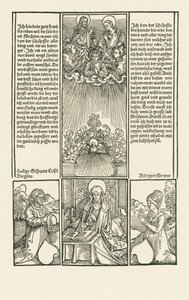 Saint Birgitta as Intercessor, with a Married Couple Praying by Albrecht Dürer or Duerer