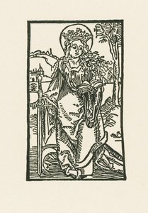Saint Catherine by Albrecht Dürer or Duerer