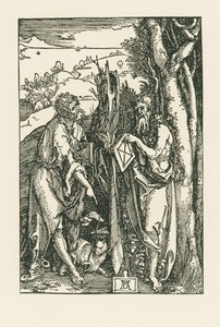 Saint John the Baptist and Saint Onophrius, c.1503-04 by Albrecht Dürer or Duerer