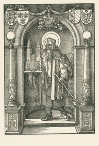 Saint Sebald in the Niche by Albrecht Dürer or Duerer