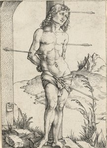 Saint Sebastian Bound to a Column